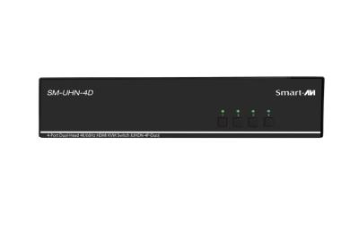 SmartAVI SM-UHN-4D-S (4-Port Dual-Head Ultra-HD HDMI KVM Switch / $674.25)