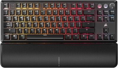 Corsair K70 PRO TKL (TKL/Aluminum Frame/Cherry MX Red/Per-Key RGB/Hot-Swappable/USB-C/Axon Hyper-Processing 8000Hz)