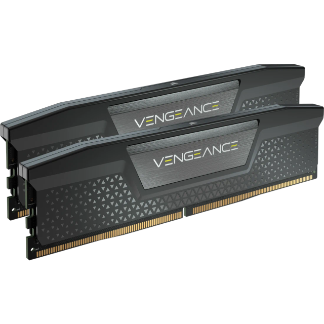 Corsair Vengeance CMK64GX5M2A4800C40 64GB (2x32GB) DDR5 4800MHz CL40 desktop memory kit, black, no RGB
