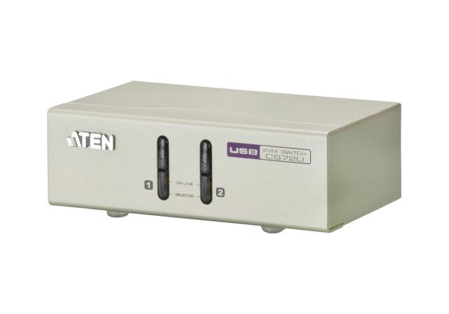 ATEN CS72U 2-Port PS/2-USB VGA/Audio KVM Switch