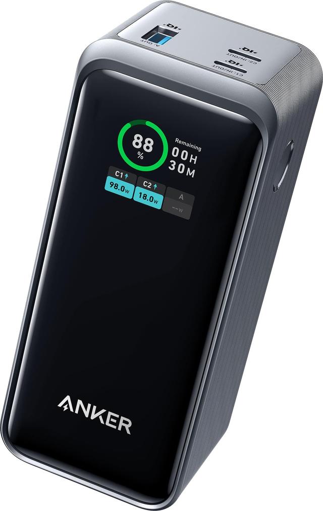 Anker Prime Power Bank 20,000mAh 200W with colour display