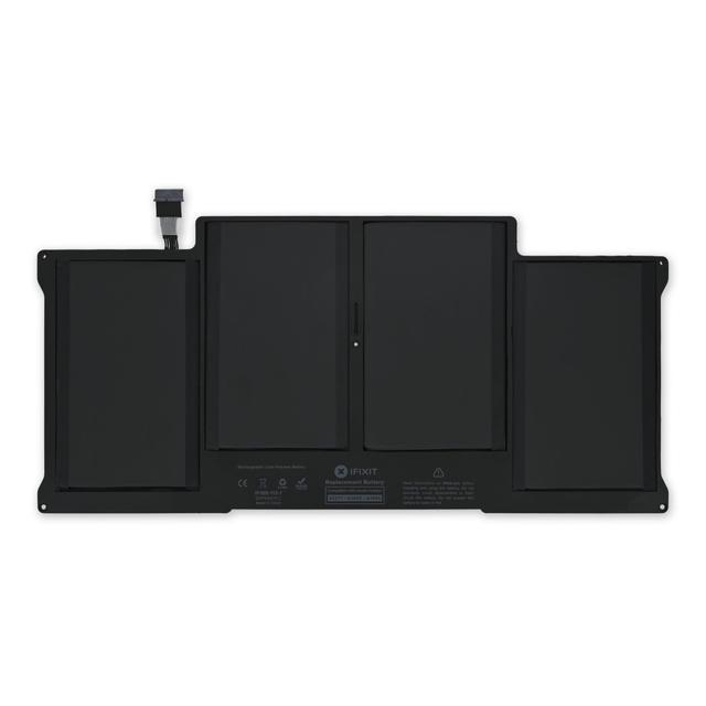 Apple A1496 replacement battery for MacBook Air 13 inch, part only, top view