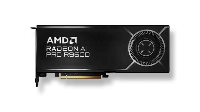 AMD Radeon AI PRO R9600 workstation graphics card