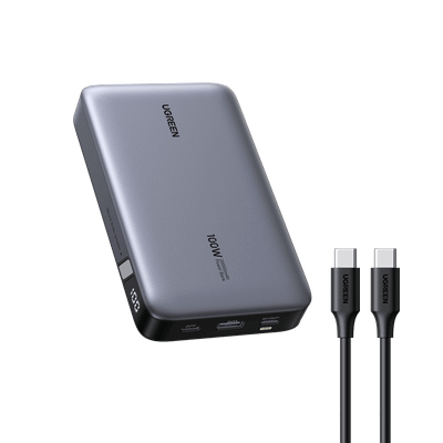 UGREEN Nexode Power Bank (20,000mAh/72Wh/100W Max/2x USB-C + USB-A/LED Display/Pass-Through)