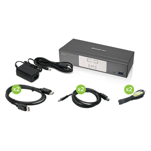 IOGEAR GCS1902 2-port DisplayPort KVMP switch