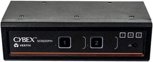 Vertiv Cybex SC920DPH-400 Secure KVM 2-Port DisplayPort CAC 4K UHD NIAP TAA