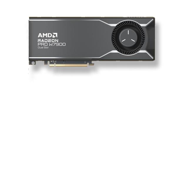 AMD Radeon PRO W7900 Dual Slot workstation graphics card