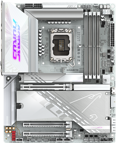 Gigabyte Z890 AORUS PRO ICE (LGA1851/Intel Z890/ATX/16+1+2 Phase VRM/Thunderbolt 4/Wi-Fi 7)