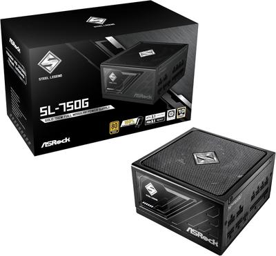 ASRock Steel Legend SL-750G (750W/80+ Gold with Cybenetics Platinum Real-World Performance/Fully Modular/Distinctive Design)