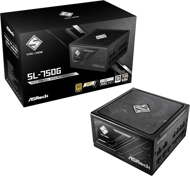 ASRock Steel Legend SL-750G 750W 80 Plus Gold Fully Modular Power Supply