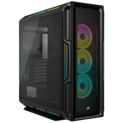 Corsair iCUE 5000T RGB (Mid-Tower ATX/Panoramic Tempered Glass/3x RGB LL120 Fans/Showcase Aesthetic)