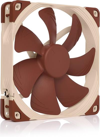 Noctua NF-A14 PWM (140mm/82.5 CFM/1.99 mmH2O Static Pressure/1500 RPM Max/24.6 dBA/SSO2 Bearing/No RGB/PWM)