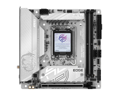 MSI MPG B860I Edge Ti WiFi (LGA1851/Intel B860/Mini-ITX/110A SPS/Thunderbolt 4 with DisplayPort 2.1)