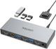 Unitek B0DBYMBMKN (2 Computers / Dual Monitor / HDMI + DisplayPort / 4K@60Hz / 3 USB 3.0 Ports / Headphone + Mic / Driverless)