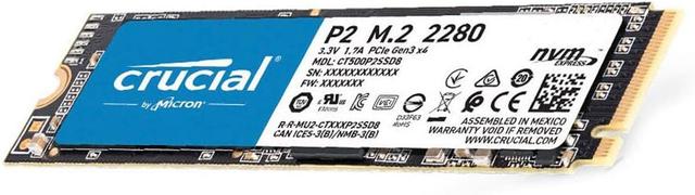Crucial P2 PCIe NVMe M.2 SSD