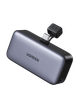 UGREEN Mini Power Bank (5,000mAh/22.5W/Built-in USB-C Connector/Foldable Kickstand)