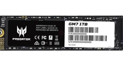 Acer Predator GM7 PCIe Gen4 NVMe M.2 SSD with YMTC CDT2A X3-9060 NAND