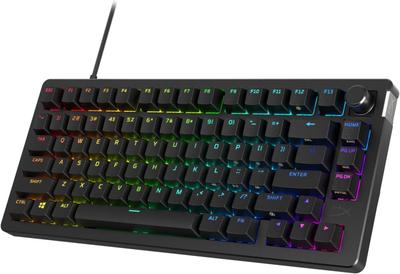 HyperX Alloy Rise 75 (75%/HyperX Red or Aqua Mechanical/USB-C Wired/Hot-Swappable/Gasket-Mounted/Per-Key RGB)