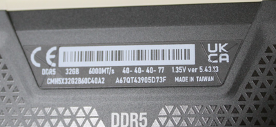 Corsair CMH5X32G2B60C40A2 64GB (2x32GB) DDR5 Vengeance RGB Desktop RAM Kit