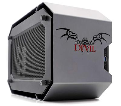 PowerColor Devil Box (Thunderbolt 3 eGPU Enclosure / AMD XConnect Certified / Full-Length GPU Support / Red Devil Styling)