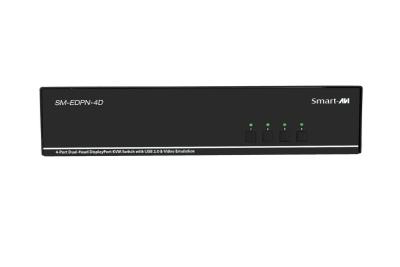 SmartAVI SM-EDPN-4D-S (4-Port Dual-Head DisplayPort KVM Switch / $856.36, was $1099.00)