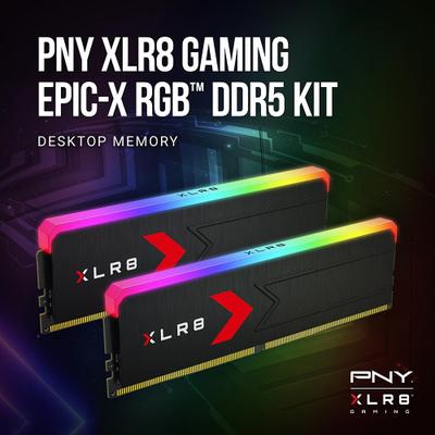PNY XLR8 EPIC-X RGB 16GP1X1660JJJ77-13-K3-RGB (16GB/DDR5 6000MHz/RGB)
