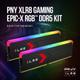PNY XLR8 EPIC-X RGB 16GP1X1660JJJ77-13-K3-RGB (16GB/DDR5 6000MHz/RGB)