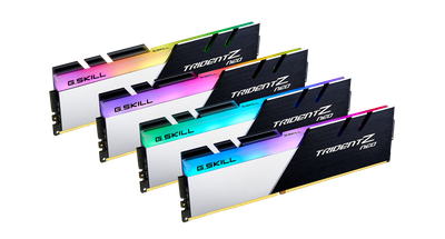 G.Skill Trident Z Neo F4-3600C18Q-32GTZN (32GB (4x8GB)/DDR4 3600MHz/CL18 18-22-22-42/1.35V/RGB Matte Black/Intel XMP 2.0 + AMD EXPO)