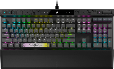 Corsair K70 Max (Full-Size/Corsair MGX Hall Effect/USB-C Wired/Hot-Swappable/Per-Key RGB/8000Hz Polling)