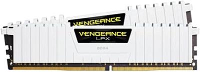 Corsair Vengeance LPX CMK16GX4M2B3200C16W (16GB (2x8GB)/DDR4 3200MHz/CL16/1.35V/No RGB White/Intel XMP 2.0)