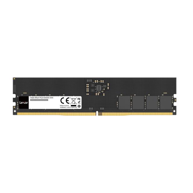 Lexar DDR5 UDIMM 16GB 6000MHz desktop memory module, black