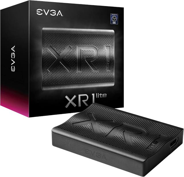 EVGA XR1 Lite capture card with retail box, black