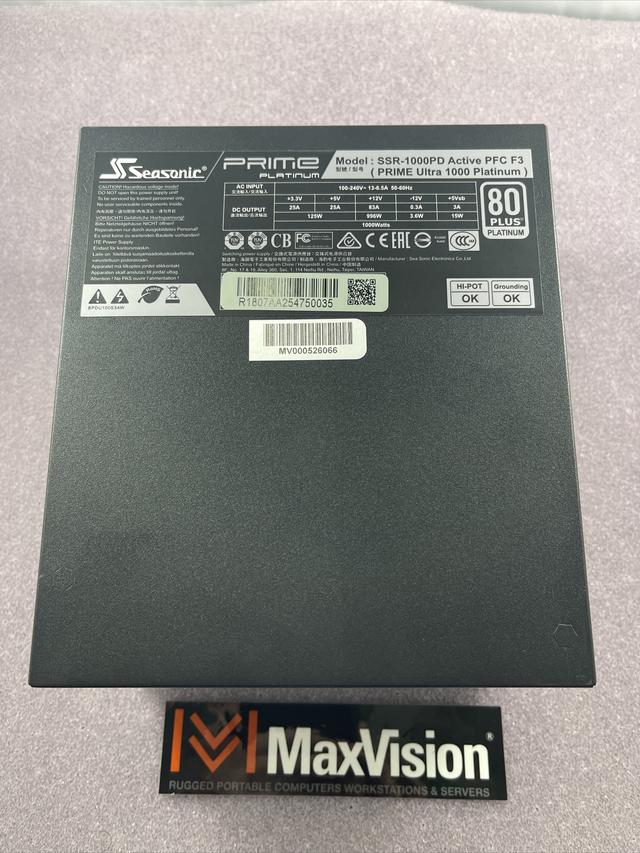 Seasonic Prime PX-1000 1000W 80 Plus Platinum Fully Modular Power Supply