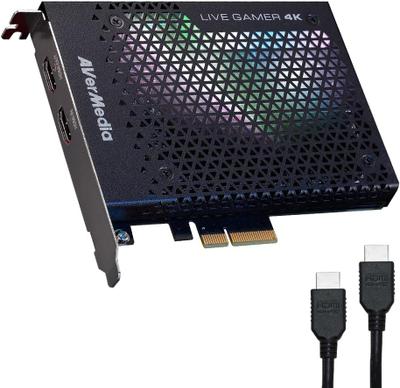 AVerMedia Live Gamer 4K (GC573) (Internal PCIe / 4K30 Capture / 4K60 Passthrough / Predecessor to GC575)