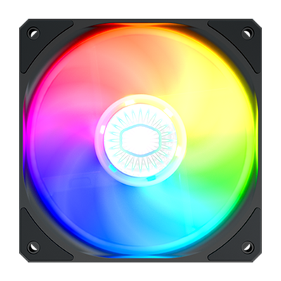 Cooler Master SickleFlow 120 ARGB (120mm/62.0 CFM/1.98 mmH2O Static Pressure/1800 RPM Max/27.0 dBA/Rifle Bearing/ARGB/PWM)