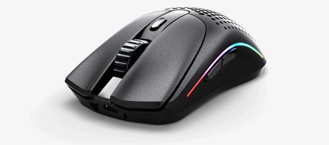 Glorious Model O 2 Wireless gaming mouse in matte black with RGB
