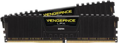 Corsair Vengeance LPX CMK32GX4M2D3200C16 (32GB (2x16GB)/DDR4 3200MHz/CL16/1.35V/No RGB Black/Intel XMP 2.0)