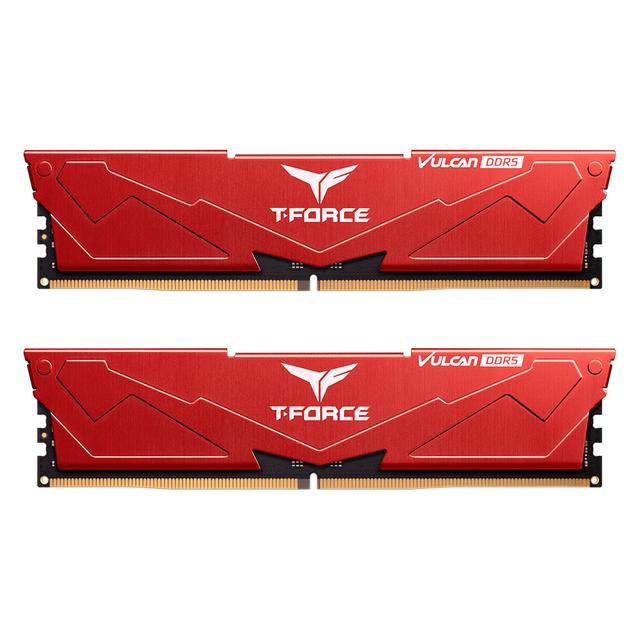 TeamGroup T-Force Vulcan DDR5 red 32GB (2x16GB) 6400MHz kit