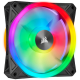 Corsair QL120 RGB (120mm/41.8 CFM/1.7 mmH2O Static Pressure/1500 RPM Max/26 dBA/Magnetic Dome Bearing/RGB/PWM)