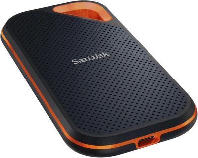 SanDisk Extreme Pro Portable SSD V2 (Portable SSD/USB 3.2 Gen 2x2/2,000 MB/s/IP55 Rugged/AES Encryption)