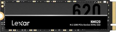 Lexar NM620 (PCIe 3.0 NVMe/3,300 MB/s Read/3,000 MB/s Write/Entry Gen 3 Value Pick)