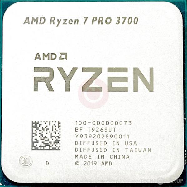 AMD Ryzen 7 PRO 3700 processor chip