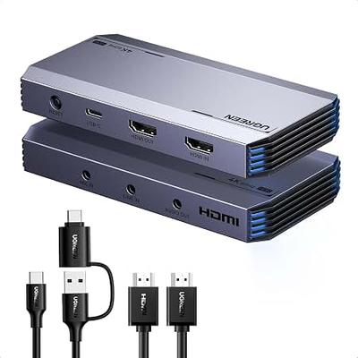 UGREEN CM477 4K HDMI Capture Card (Camera Dongle / 1080p60 Capture / 4K30 Passthrough / Budget Plug-and-Play)
