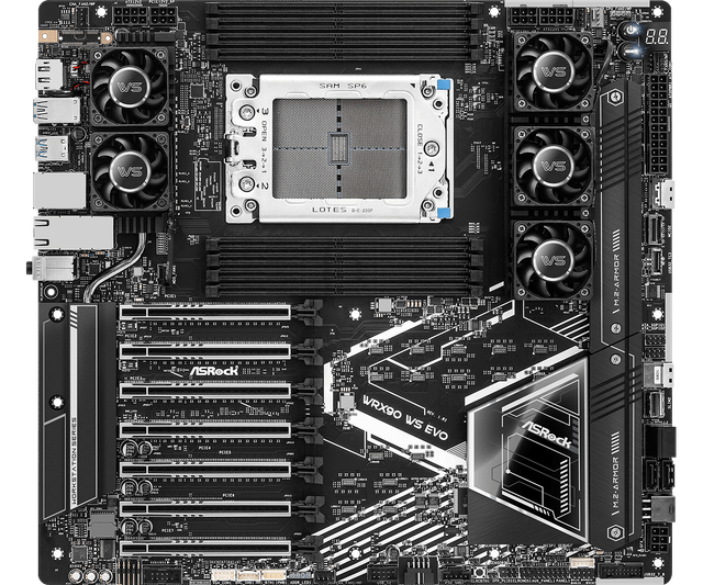 ASRock WRX90 WS EVO motherboard