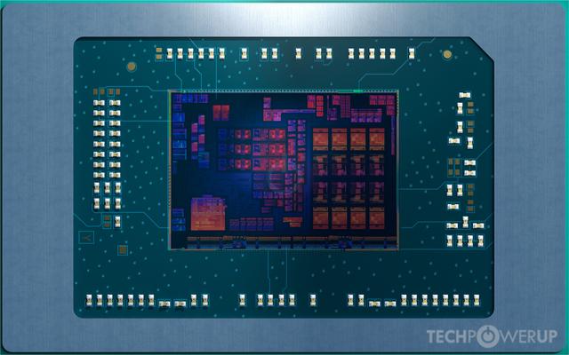 AMD Ryzen 7 7840U mobile processor die