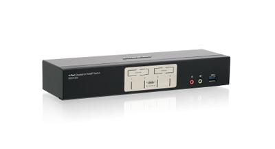IOGEAR GCS1934 (4-Port DisplayPort 1.2 KVMP Switch / USB 3.1 Gen1 Hub / Audio / TAA Compliant)