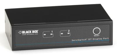 Black Box ServSwitch KV9702A (DisplayPort / 2 Computers / Desktop Enterprise / ~$350)
