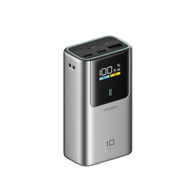 Cuktech 10 Mini power bank, 10000mAh, 55W, LED display