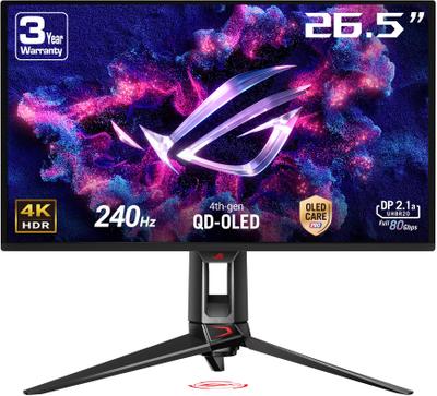 ASUS ROG Swift OLED PG27UCDM (27-Inch 4K QD-OLED/240Hz/0.03ms/99% DCI-P3/True Black 400/Tandem Panel)