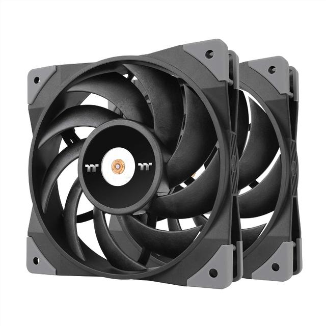 Thermaltake TOUGHFAN 12 120mm high static pressure PWM case and radiator fan in black